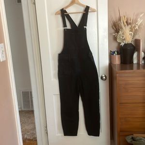 Madewell black overalls